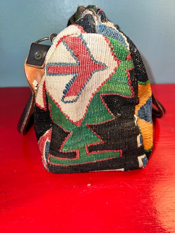 Vintage Kilim Purse. Wool Handmade Kilim Purse. “… - image 2