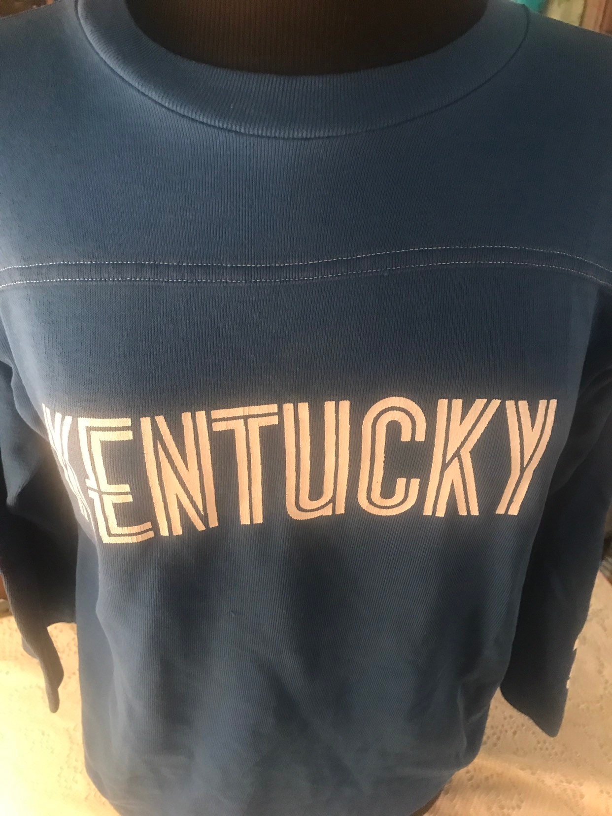 Vintage Kentucky Shirt. 1970's University of Kentucky Shirt. Blue ...