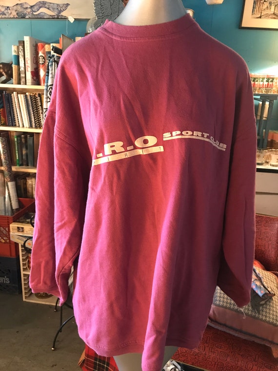 Vintage 90's Purple Pro Spirit Sweatshirt. Purple 