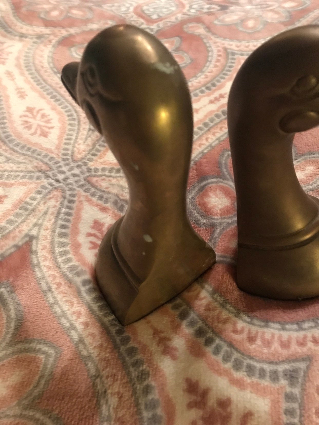 vintage brass duck bookends vintage brass duck bookends