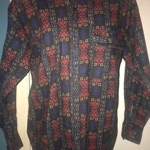Vintage 90&#39;s NWT Todays News Mens Button Down Shirt, Size Small