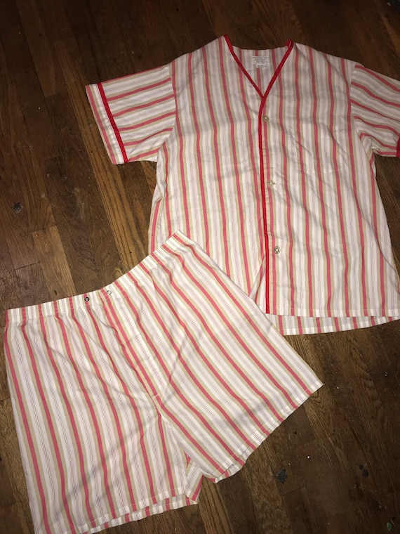 Vintage Men’s Towncraft Pajamas. Men’s Short Pajam