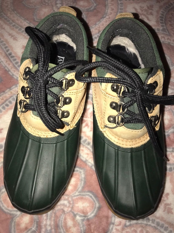 Vintage Lands End Rubber Shoes. Duck 