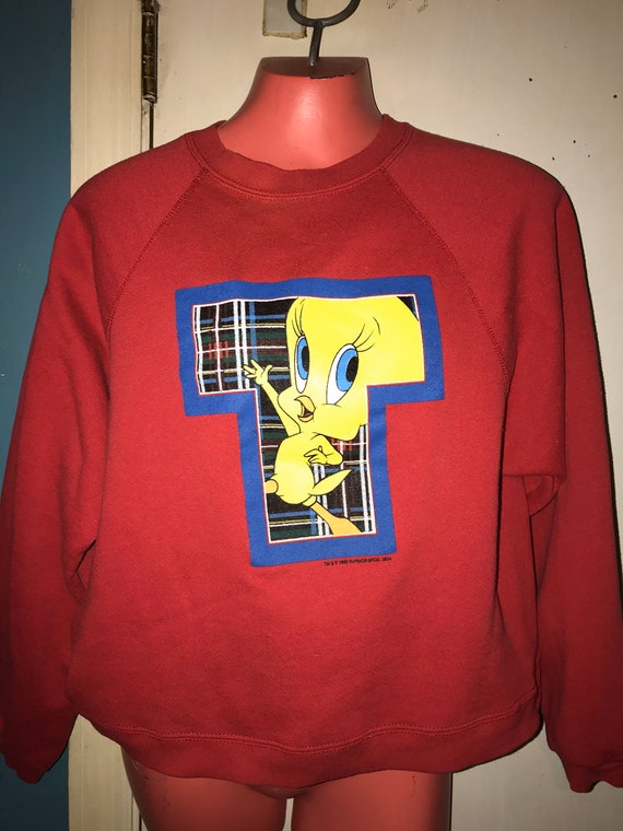 Vintage Looney Tunes Tweety Bird Sweatshirt. Twee… - image 1