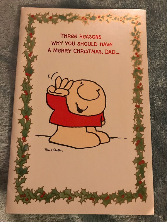 Vintage Ziggy Christmas Card for Dad. Vintage Ziggy Card. Etsy