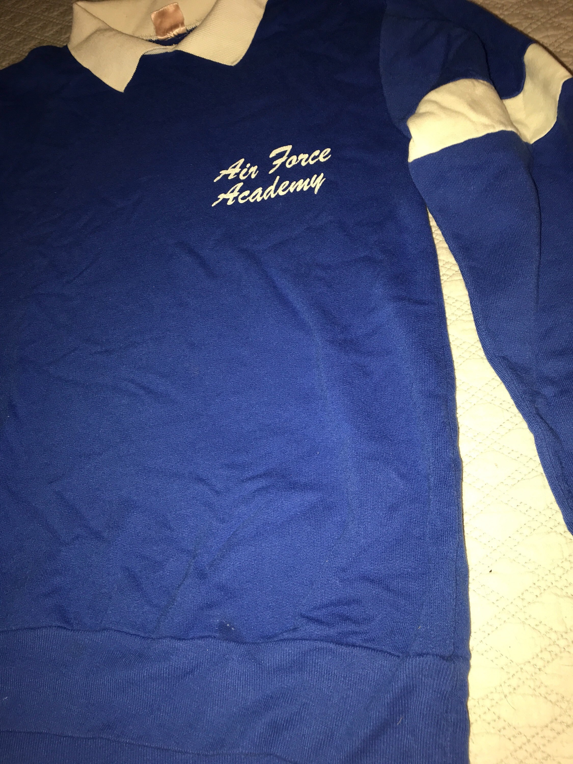 Vintage Sweatshirt. Air Force Academy Sweatshirt. Blue Air Force ...
