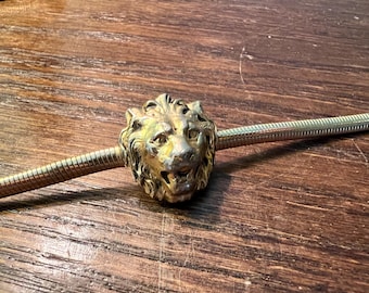 St. Maartin ~ Vintage ~ Women’s Small ~ Gold Braided W/ Conchos & Lion Face Belt St. Maartin ~ Vintage ~ Women main image 3