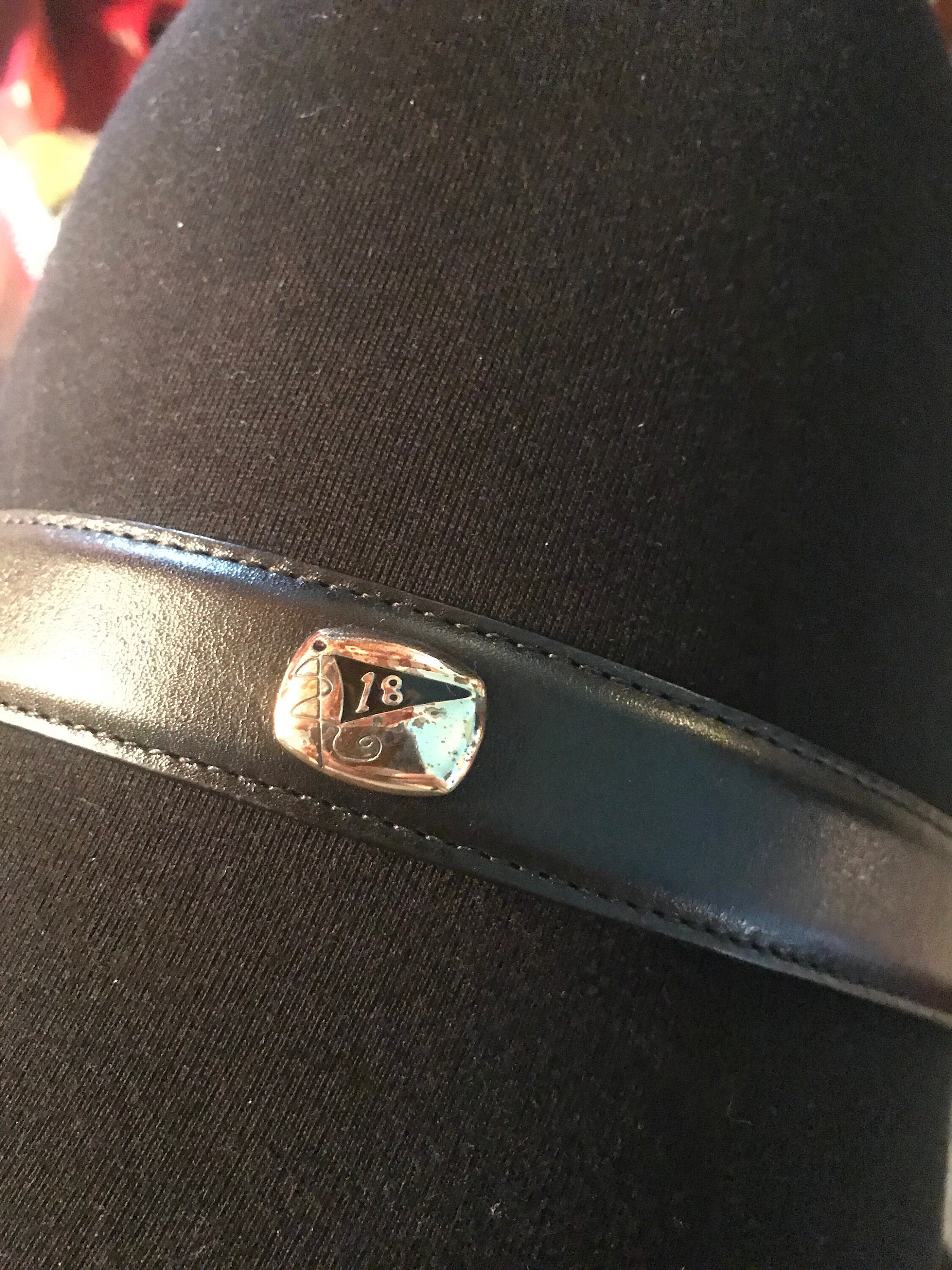 Vintage Brighton Black Leather Belt. Golf Black Leather Belt. Etsy