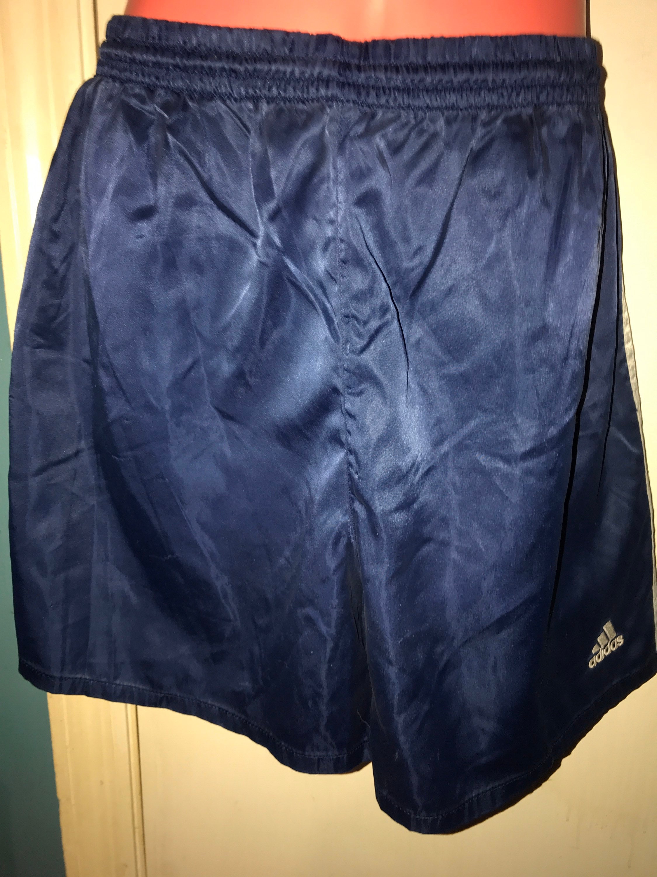 Navy blue adidas soccer shorts sales