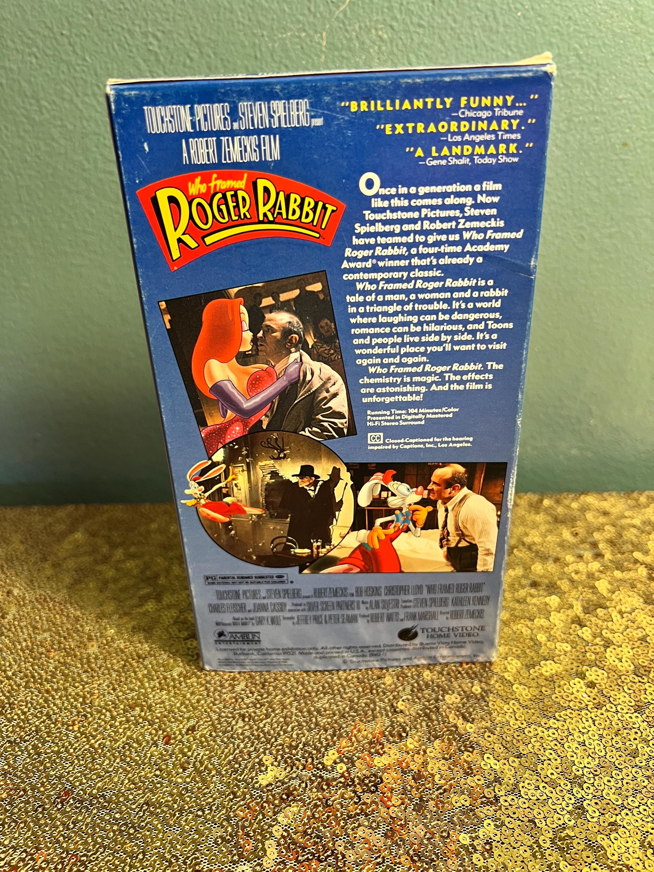 Vintage VHS, Who Framed Roger Rabbit, Throwback Movie Night - Etsy