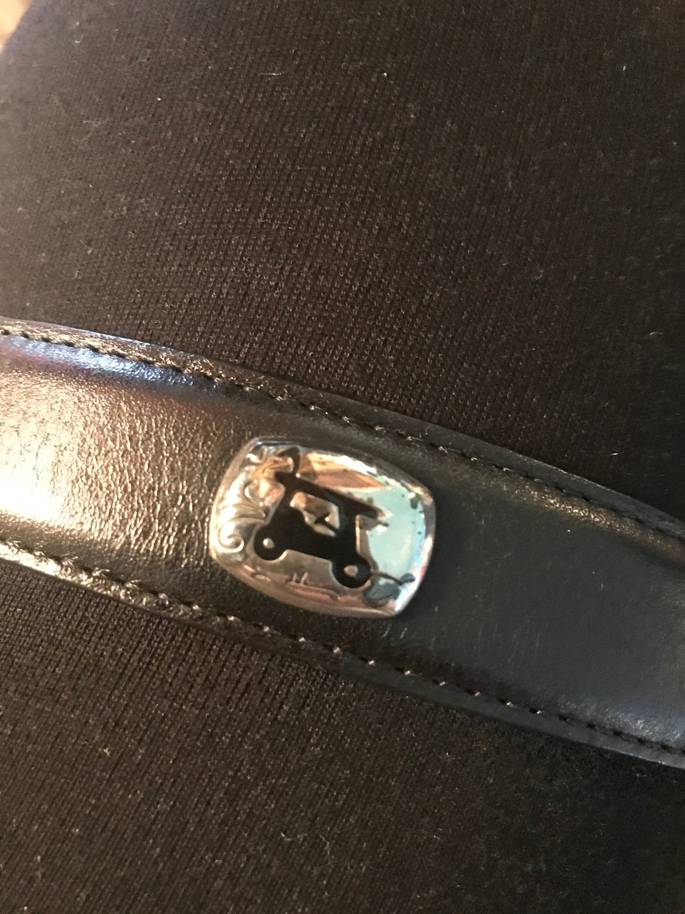 Vintage Brighton Black Leather Belt. Golf Black Leather Belt. Etsy