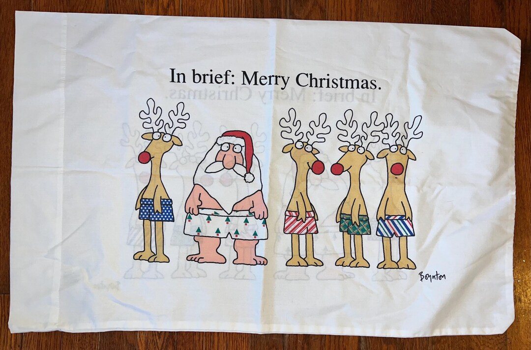 Vintage Funny Boynton Christmas Pillowcase, Cute Gift Idea - Etsy
