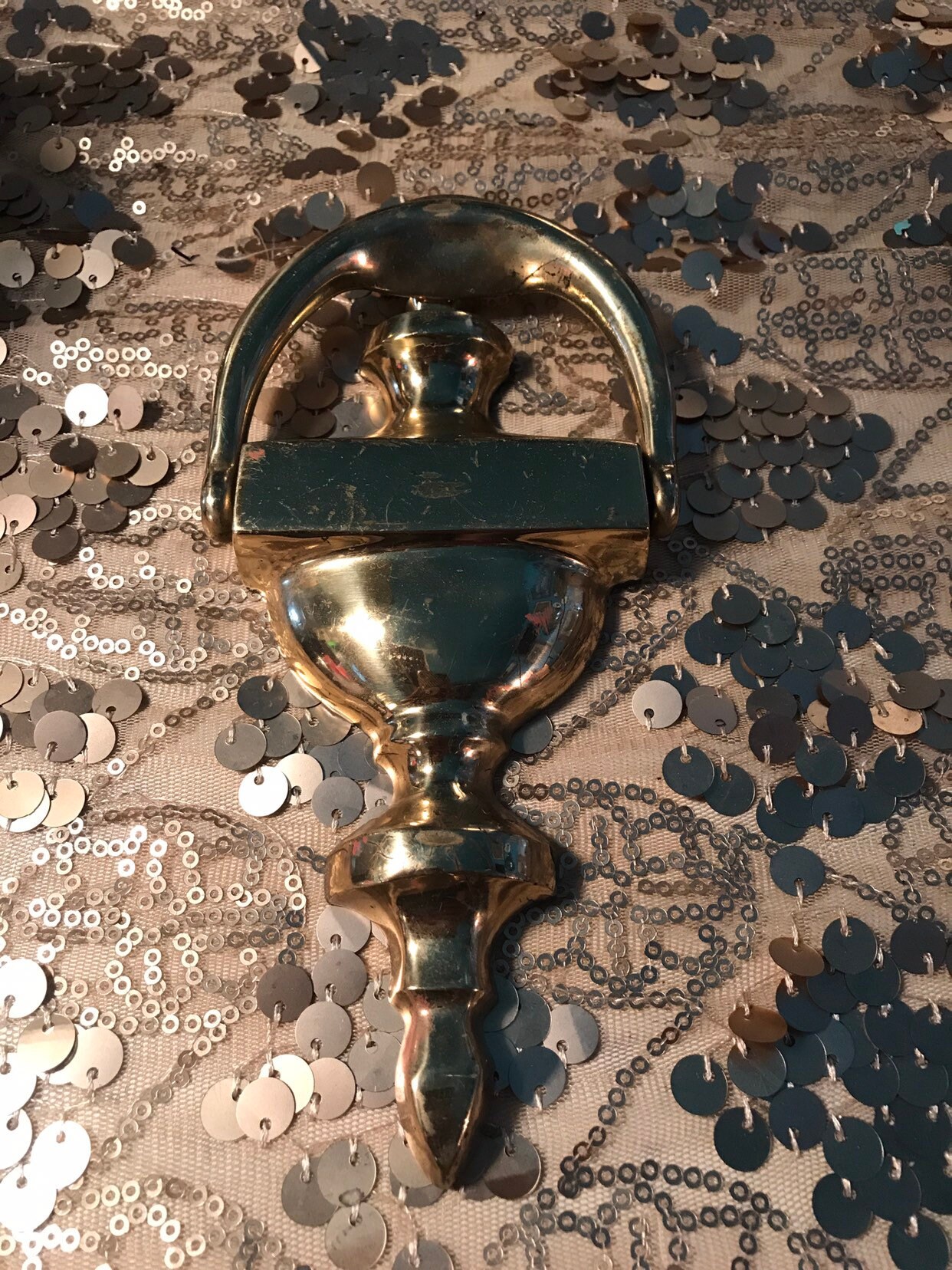 Vintage Solid Brass Door Knocker