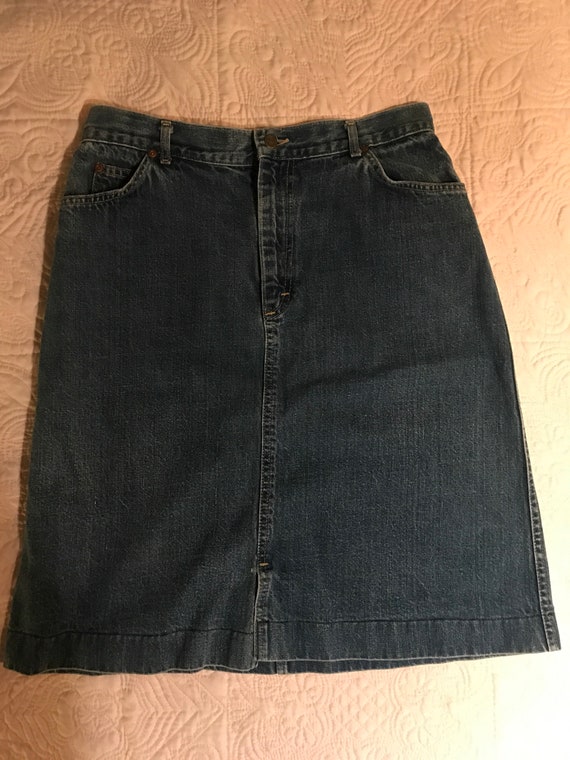 lee rider jean skirts