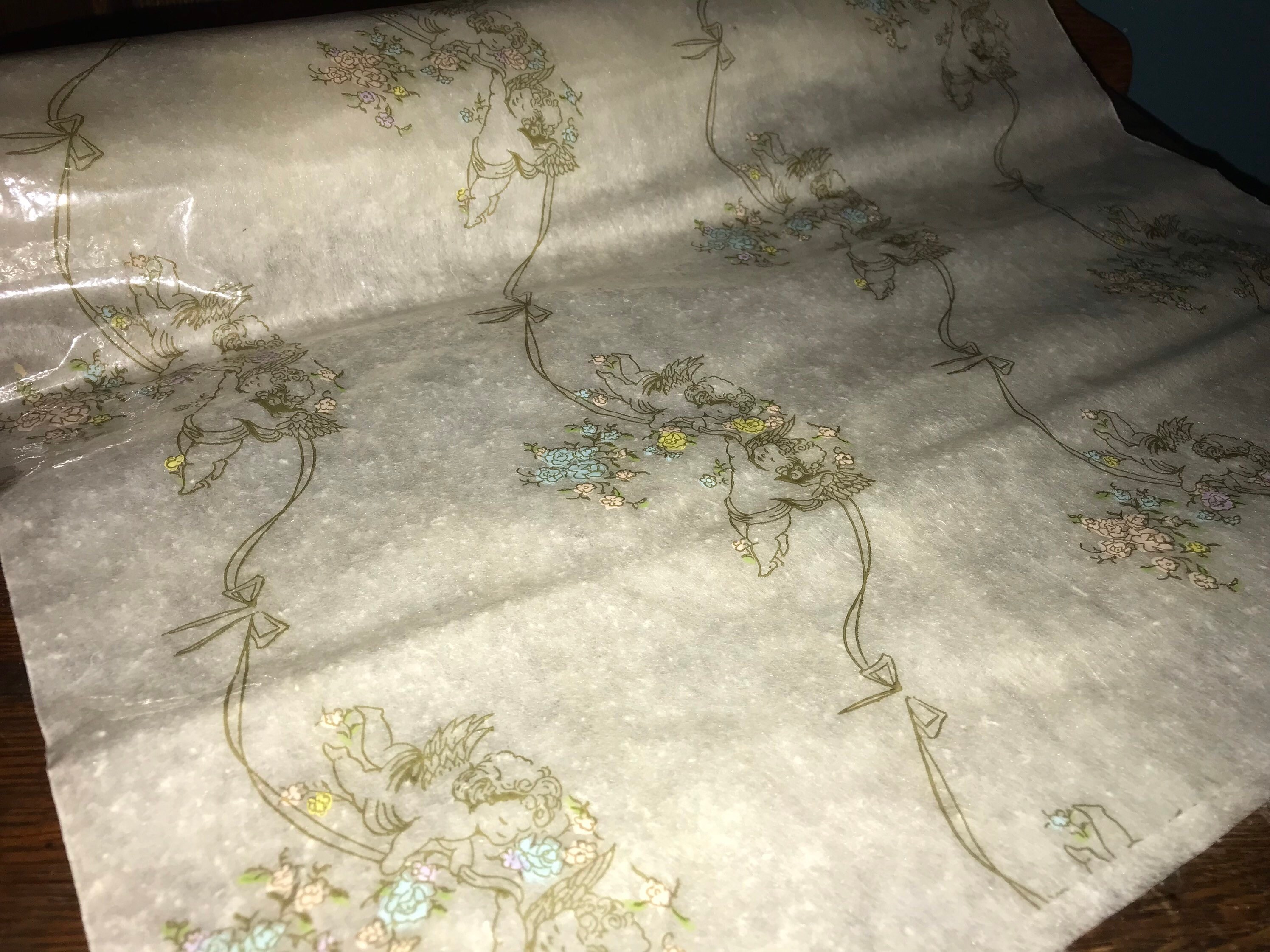 Vintage Polyfab Scented Drawer Lining Home & Living Bathroom