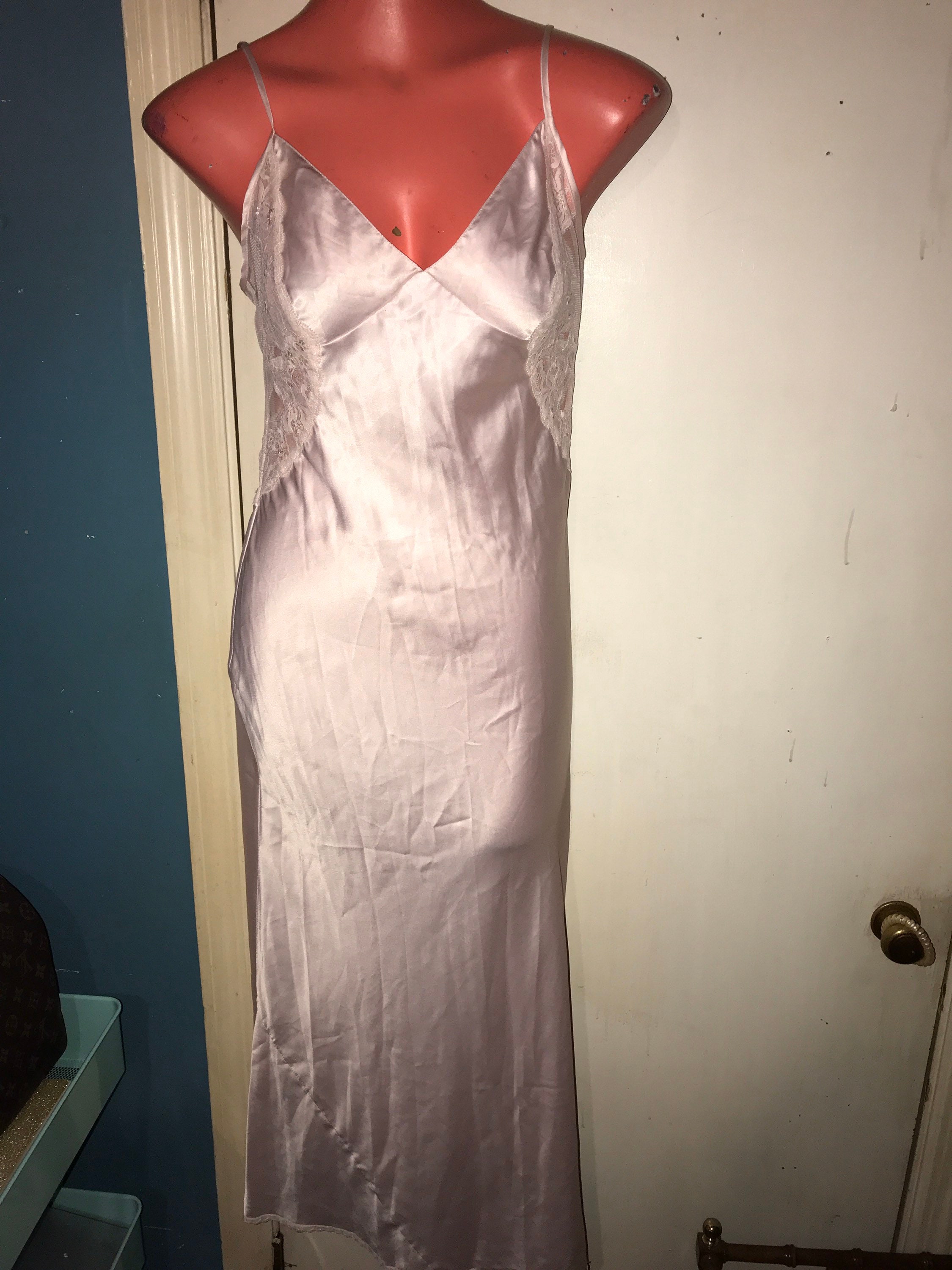 Vintage Victoria’s Secret Pink Lace Nightgown. Pink With Lace and