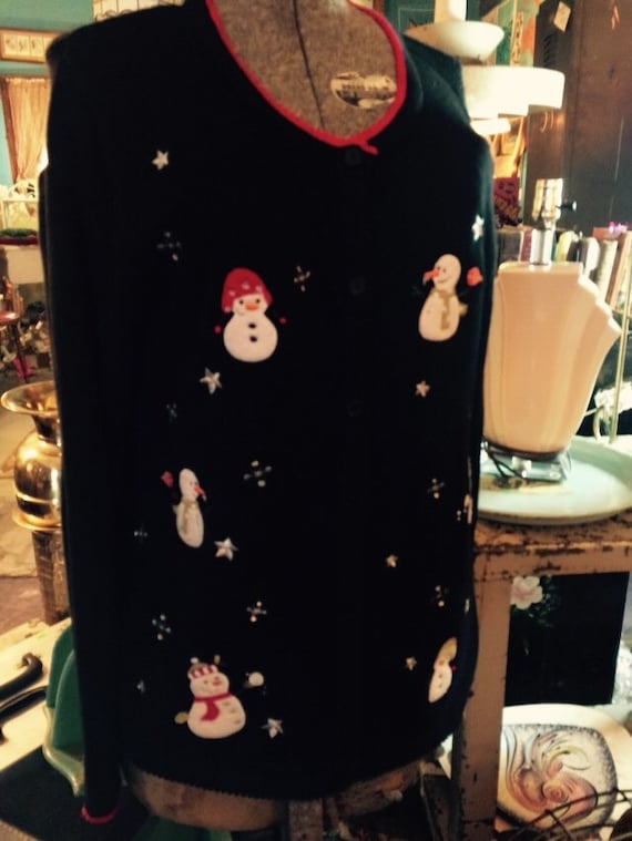 Ugly Christmas Sweater. Ugly Pretty Christmas Swe… - image 1