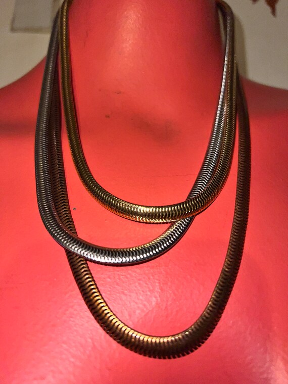 Vintage 1990’s Monet Gold Tone Layered Necklace