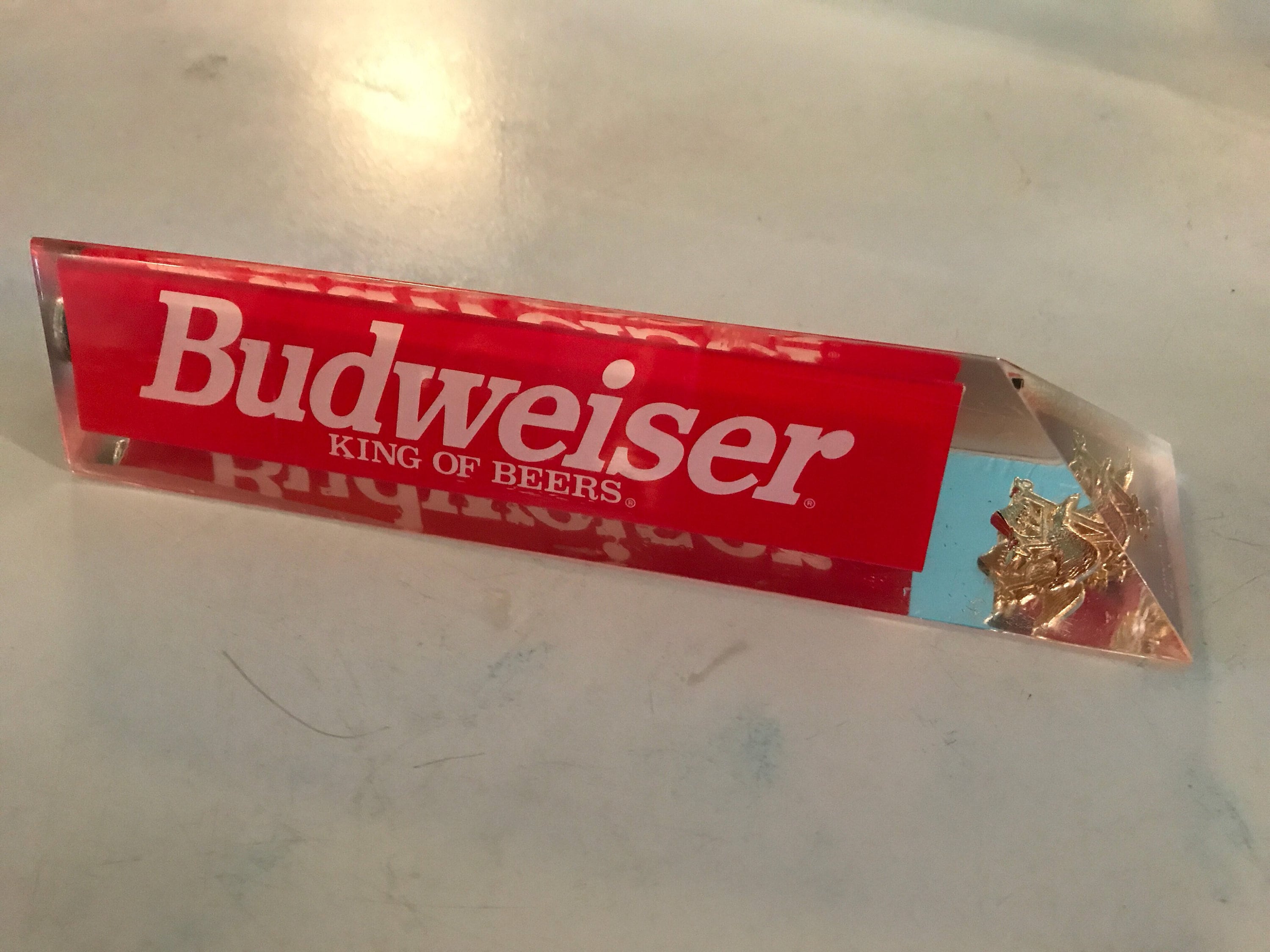 Vintage Budweiser Beer Pull Tapper Beer Vintage Budweiser Beer Pull Tapper Beer