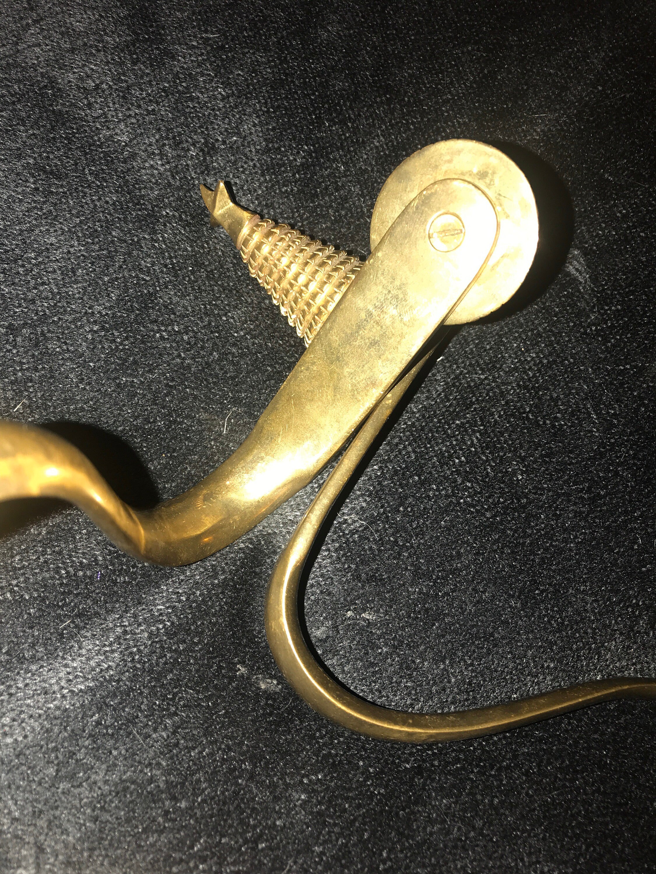 Vintage Brass Christmas Tree Stocking Holders. Set of Two ...