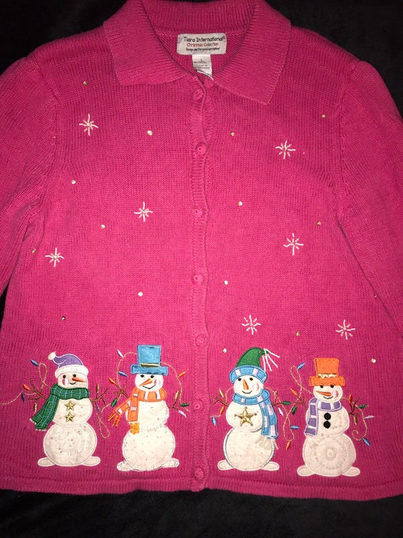 Ugly Christmas Sweater. Vintage Ugly Christmas Swe