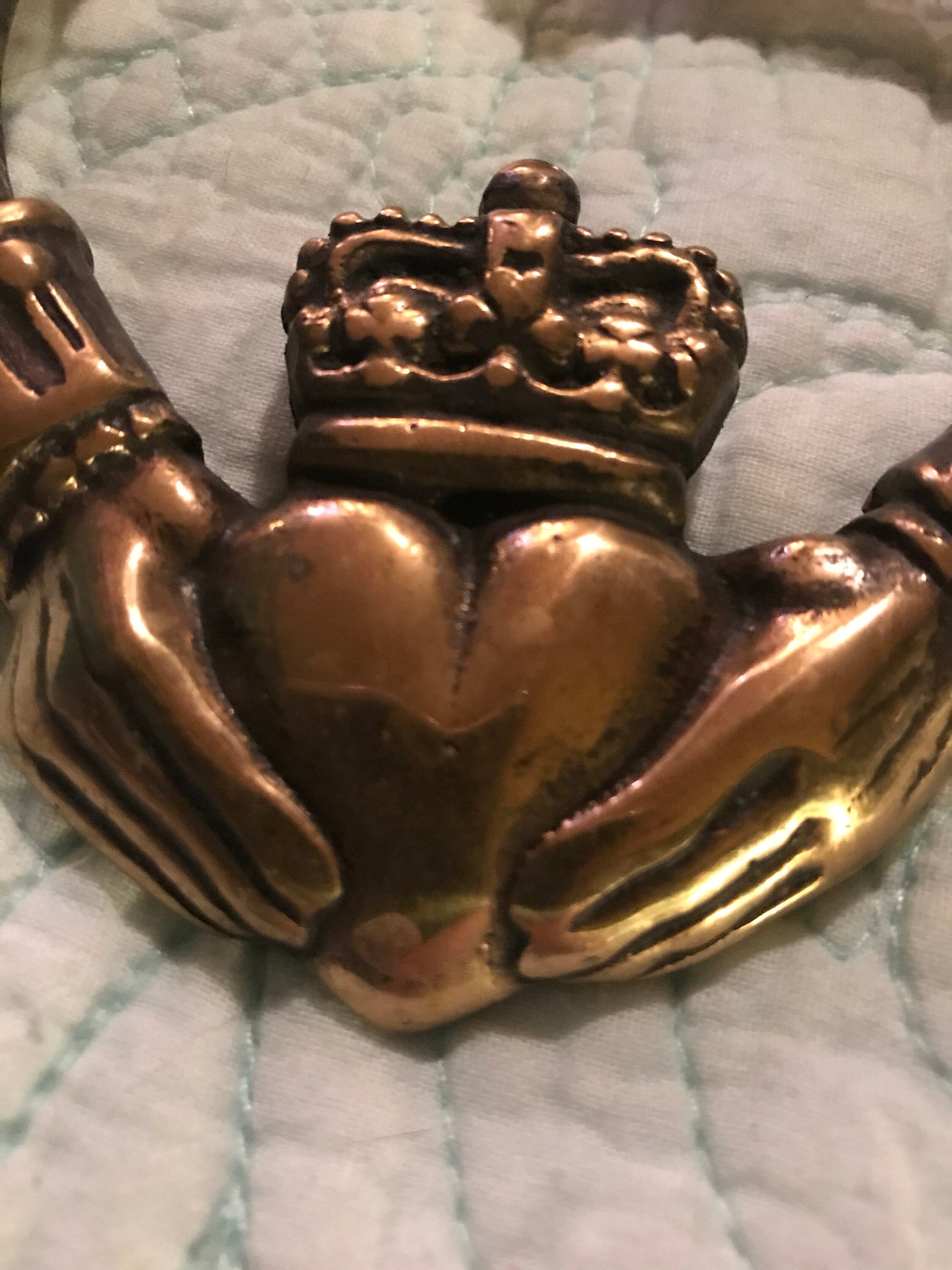 Claddagh Door Knocker - Large Solid Brass - Irish Nigeria | Ubuy