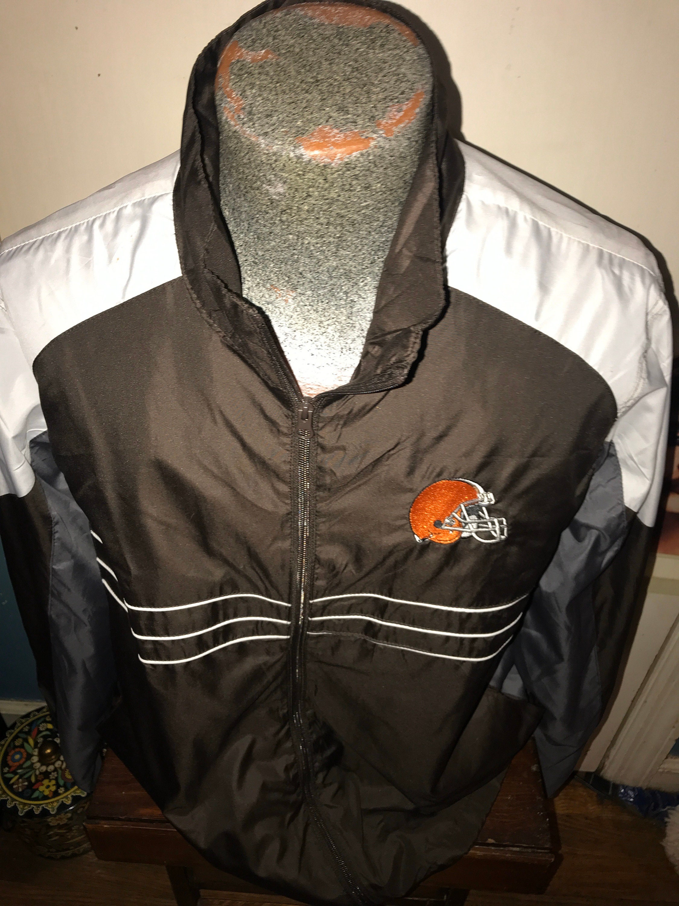 Vintage Cleveland Browns Windbreaker. Reebok Windbreaker Jacket. NFL ...