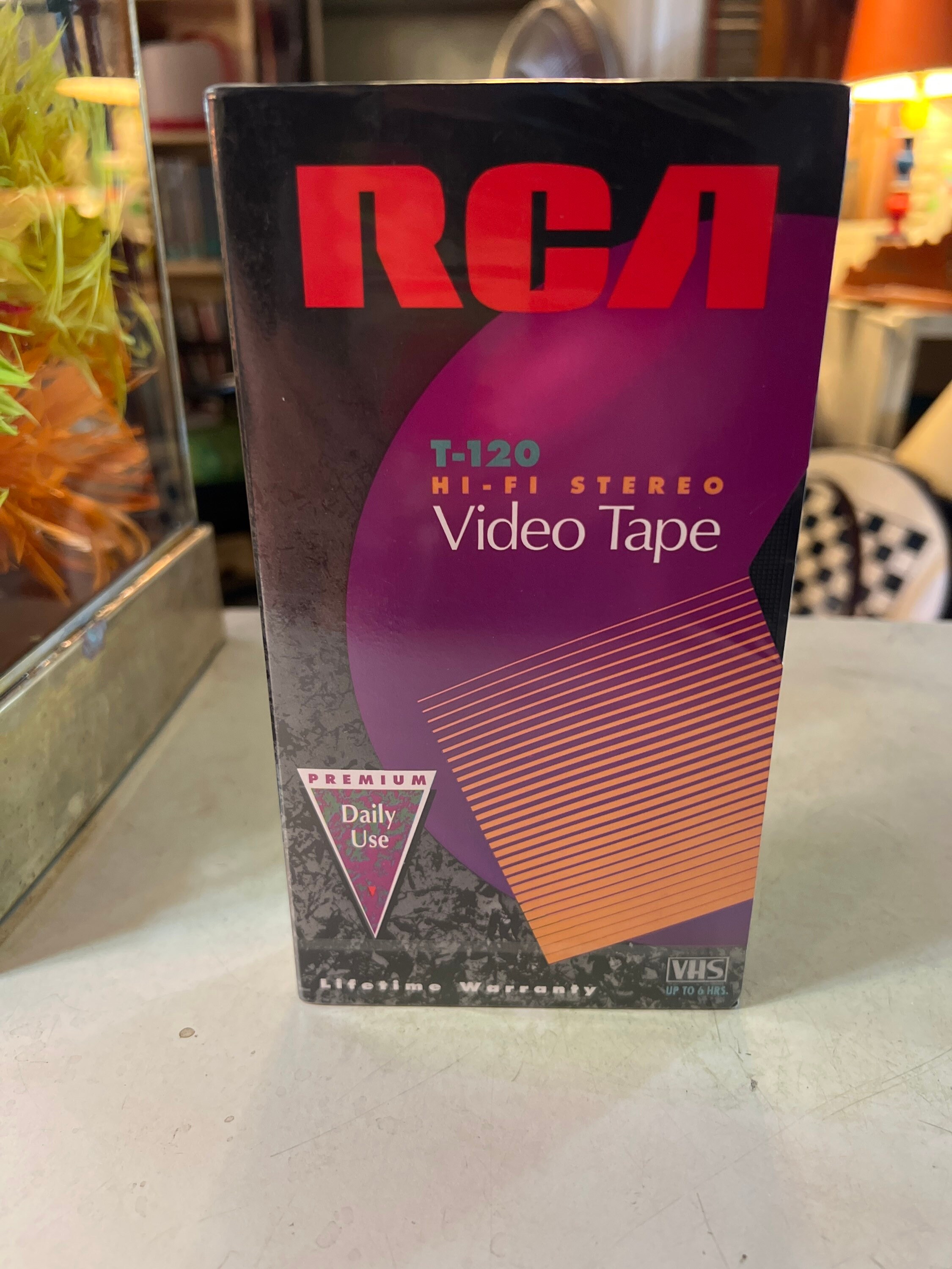 Vintage NIP RCA VHS Tape. New Vintage Blank Recording Tape. Television