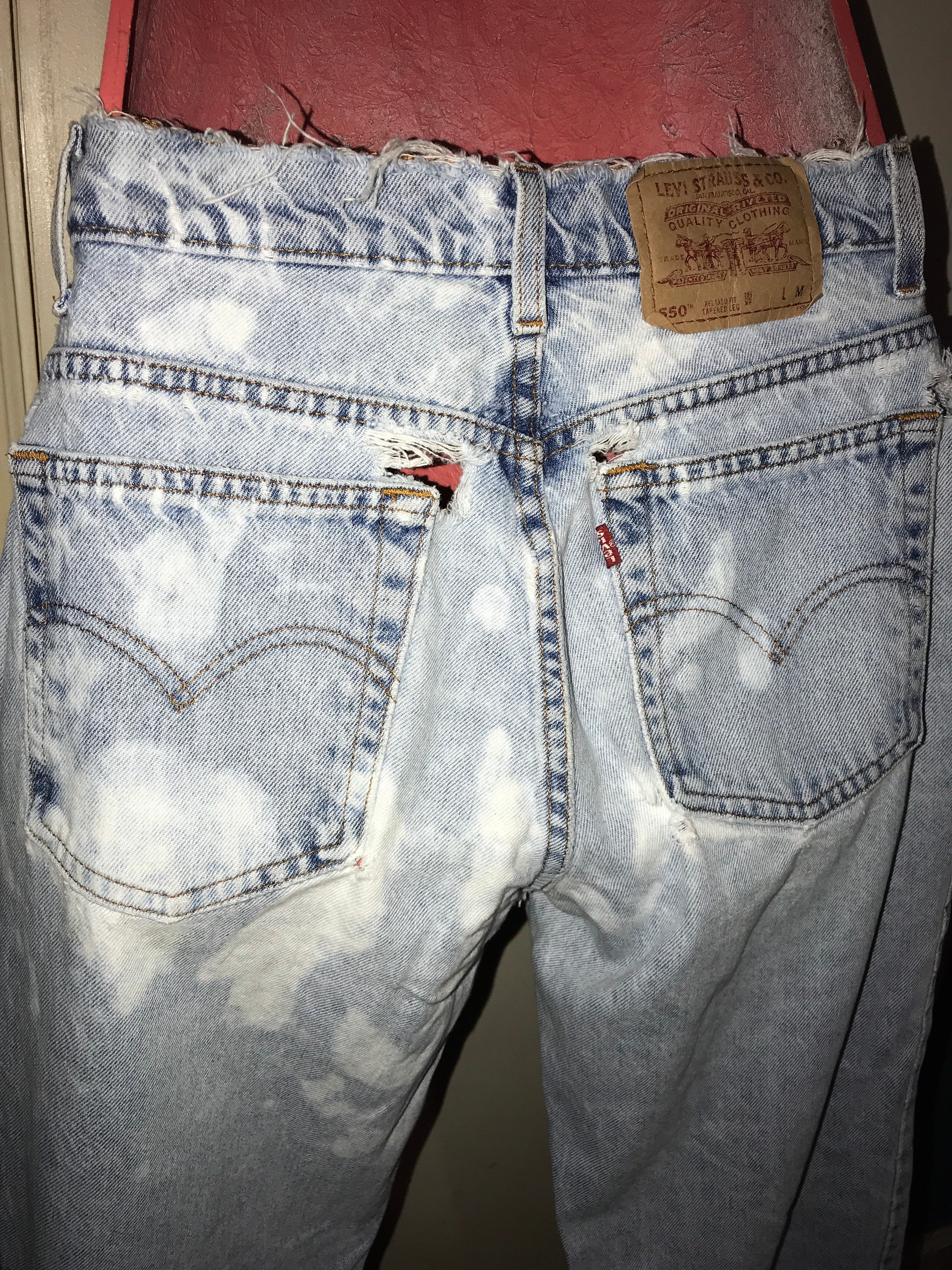 rørledning Leonardoda Overflødig Vintage 80s Thrashed Levis Jeans. Levi's Red Tab - Etsy