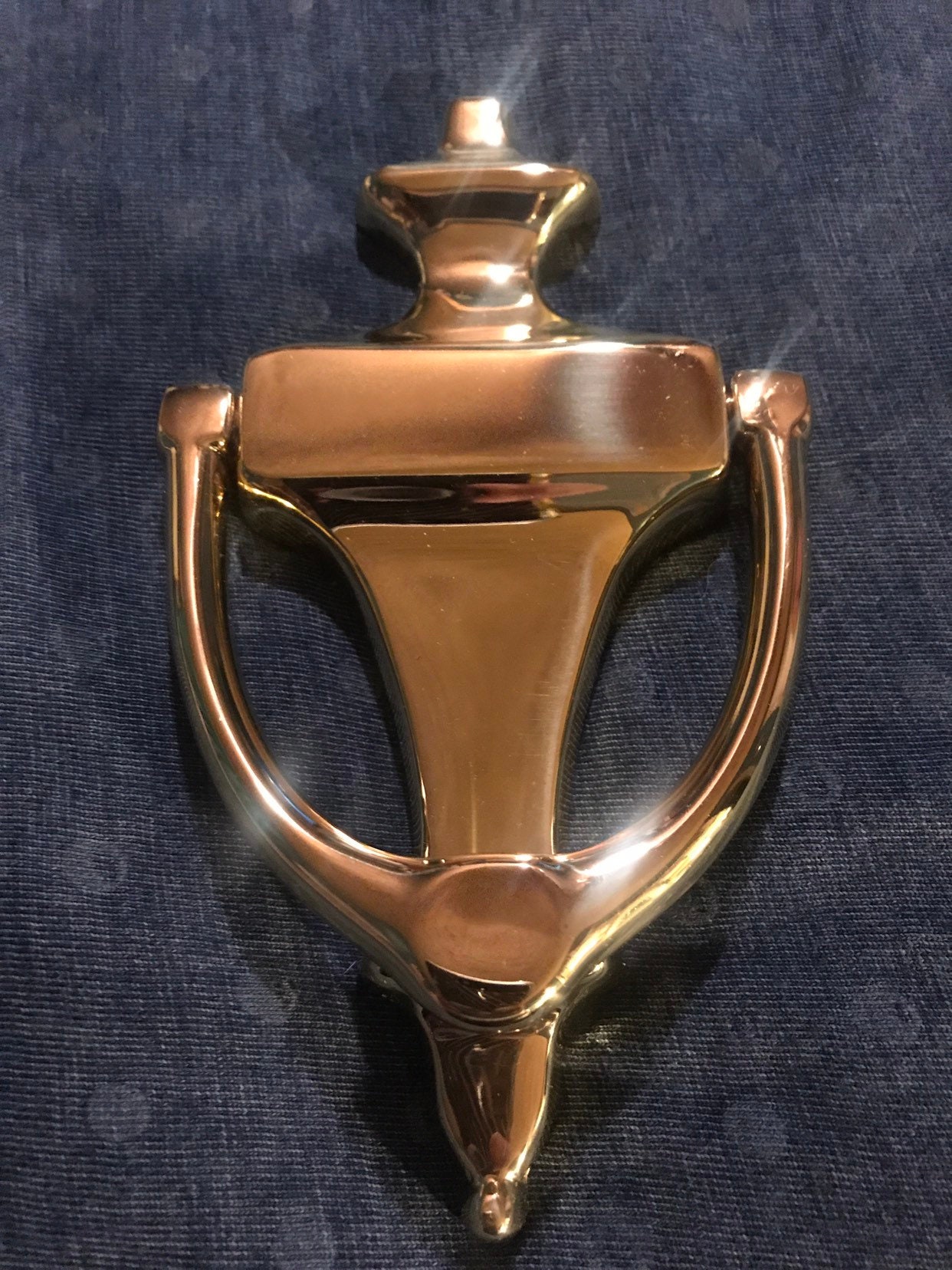 Vintage Baldwin Solid Brass Door Knocker. Baldwin Brass Door Knocker. Door Knocker. Brass Door