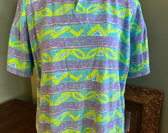 Vintage 80’s Ocean Pacific Shirt, Size Small Oversized