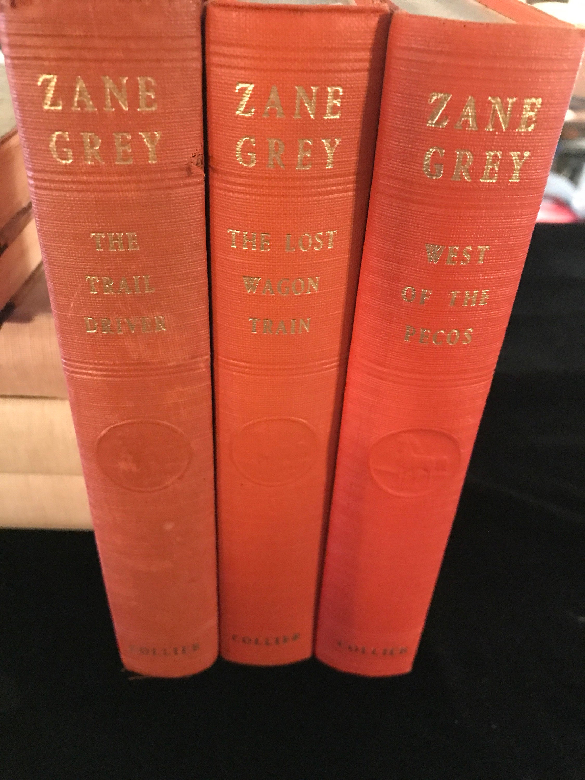 Vintage Zane Grey Books. Vintage Westerns. Zane Grey Western Books