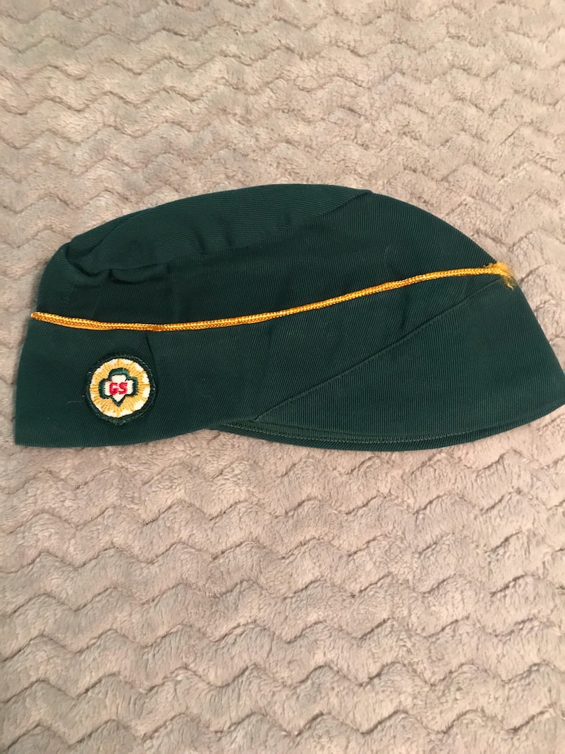 Girl Scout Hat Vintage Girl Scout Outfit 60/'s Girl Scout Clothes Girl Scout Skirt.