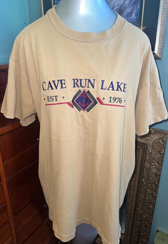Vintage Kentucky Cave Run Lake T-shirt, Size Large