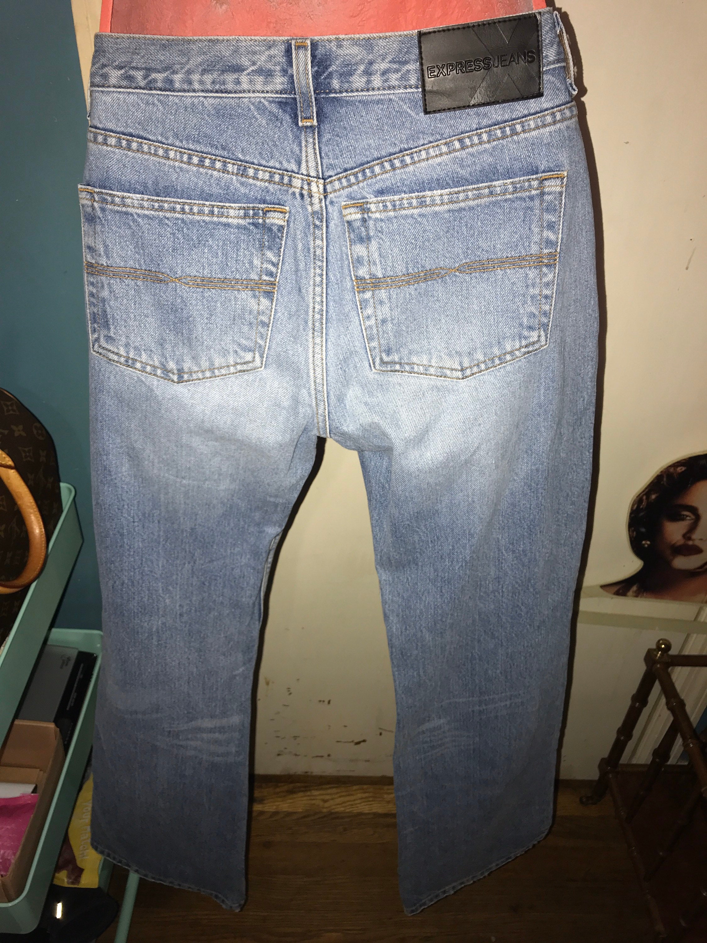 Vintage Express Jeans. 90's Express Denim Jeans. Express Blue Jeans