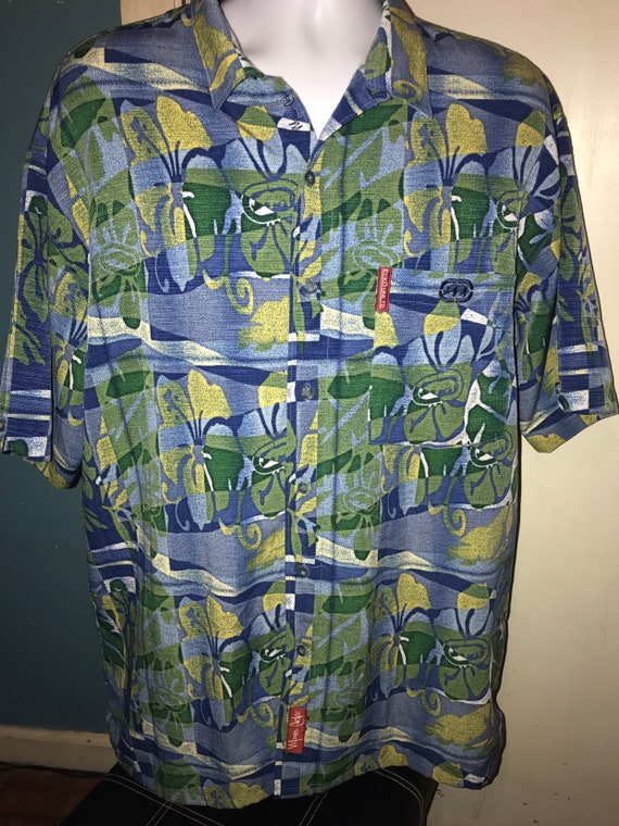 Vintage Ecko Unltd. Hawaiian Shirt. Marc Ecko Unlt