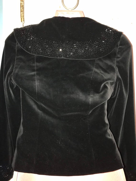 Vintage Laura Ashley Velvet Jacket. Velvet and Beads … - Gem