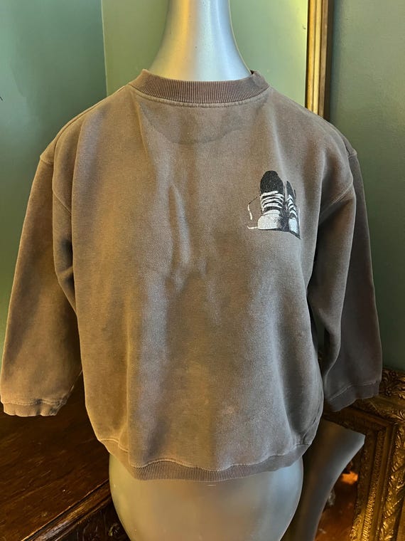 Vintage 1980’s Distressed Brown Converse Sweatshirt, Size Small