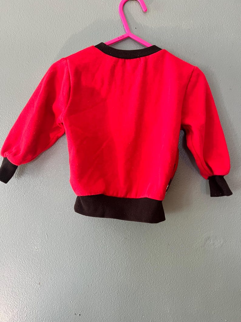 Vintage 1990’s Baby Spider Man Sweatshirt, Size 12 Months Bild 6