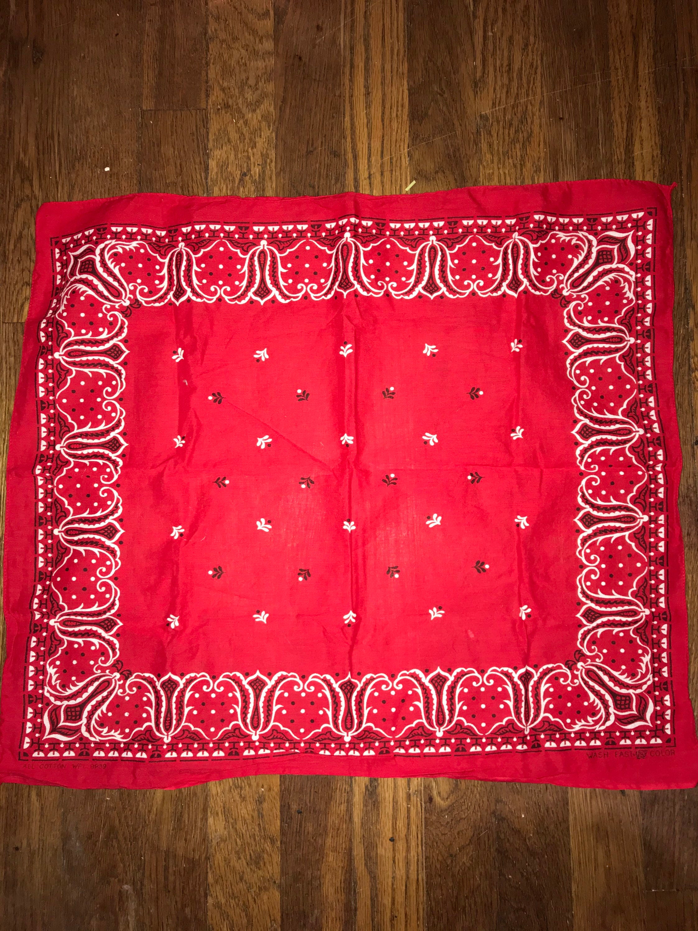 2 piezas de pañuelo rojo para la cabeza para mujer Retro 1940s pañuelo para  la cabeza Bandana diadema negro Boho arco diademas V ShuxiuWang