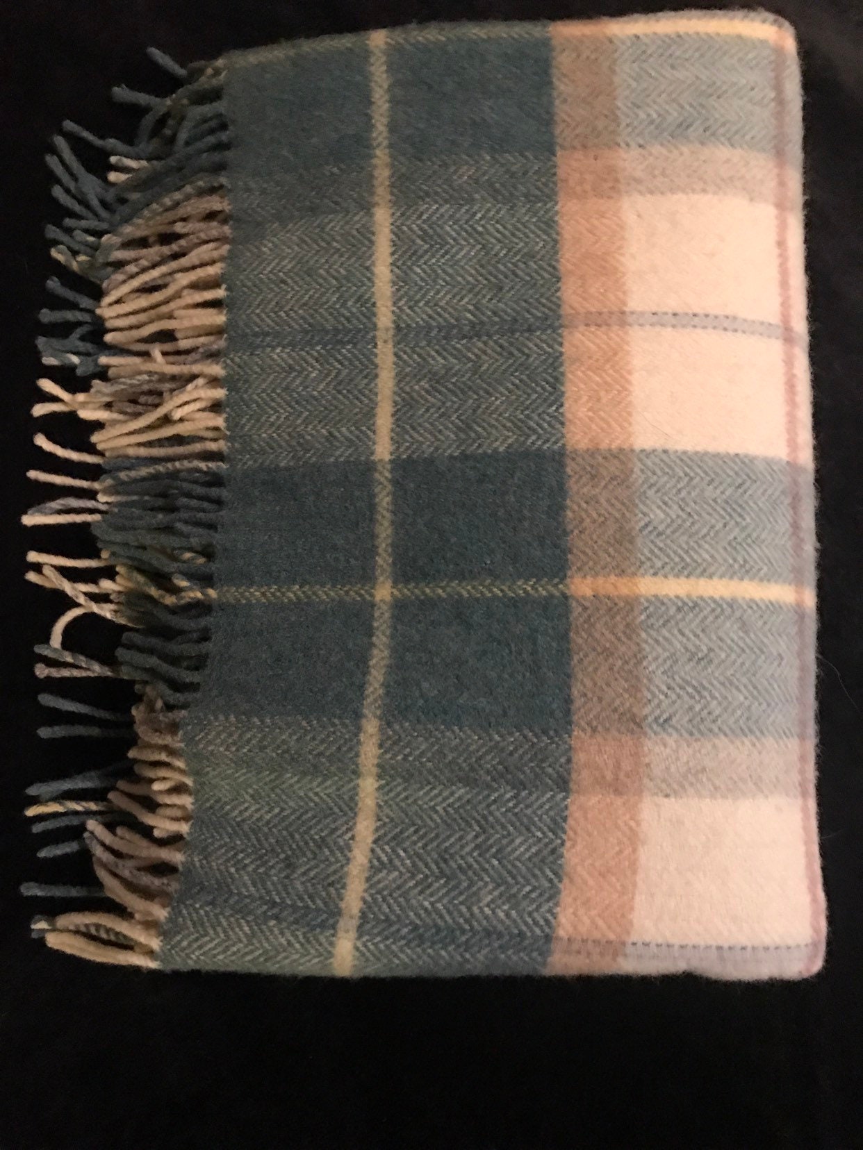 Vintage Avoca Wool Throw. Avoca Handweavers Wool Lap Blanket. Wool
