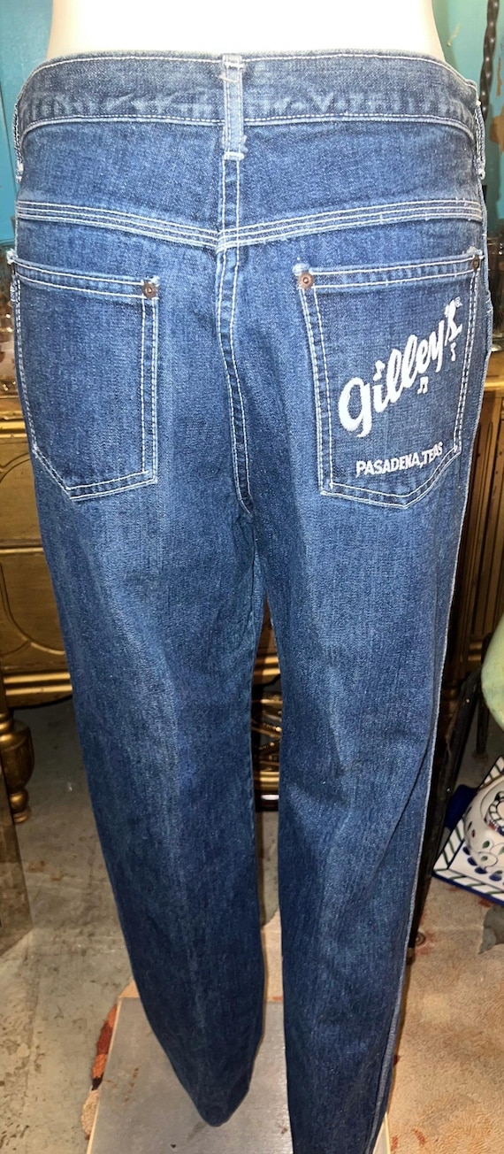 Vintage Gilley's Pasadena Texas Jeans, Urban Cowboy Bar, Size 15