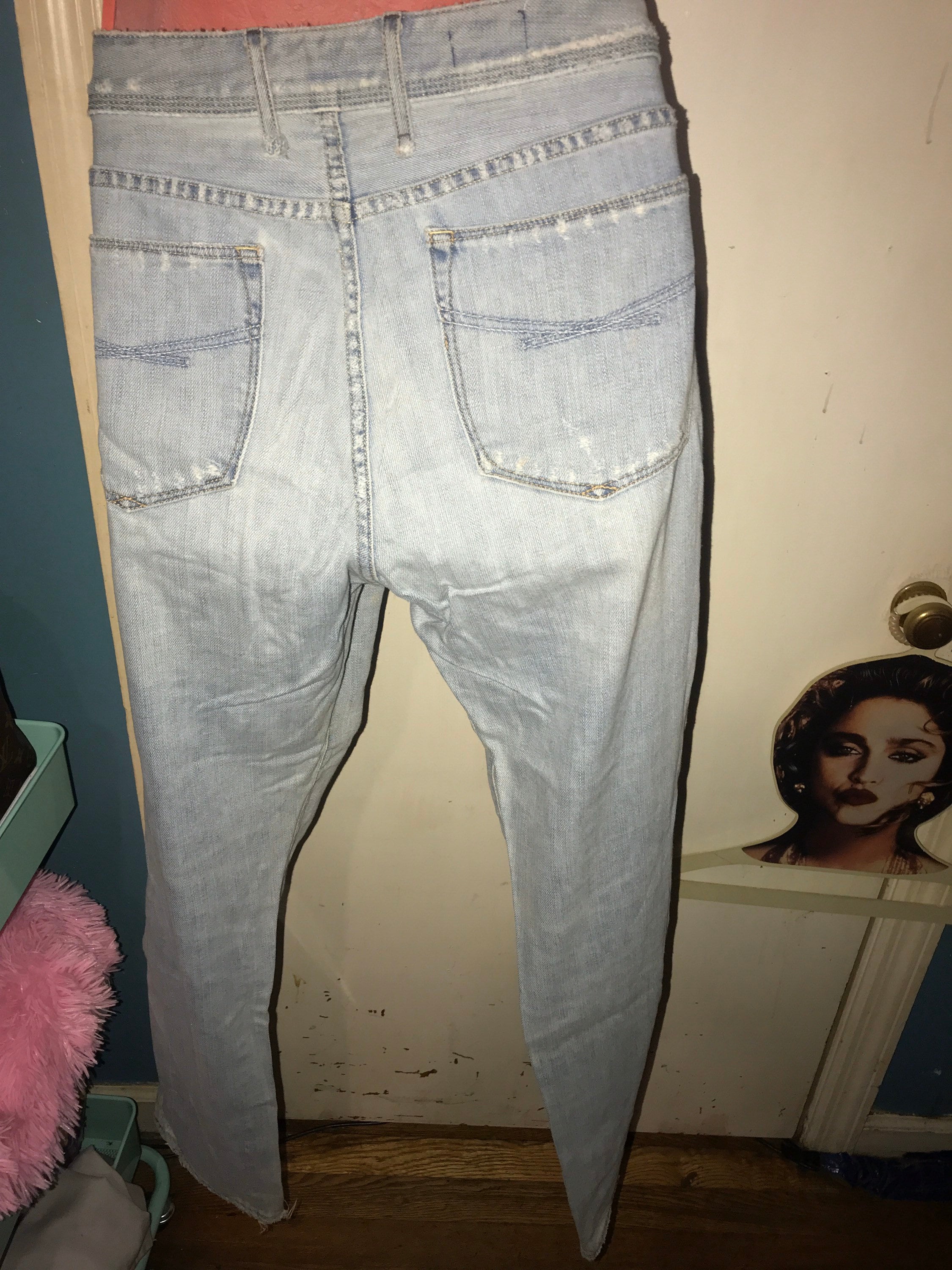 Reserved for Queenie Vintage Distressed Gap Jean. Patchwork Gap Jeans