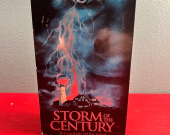 Storm of The Century, TV Movie VHS Tape by Stephen King, Fantasy Horror, Double Tape
