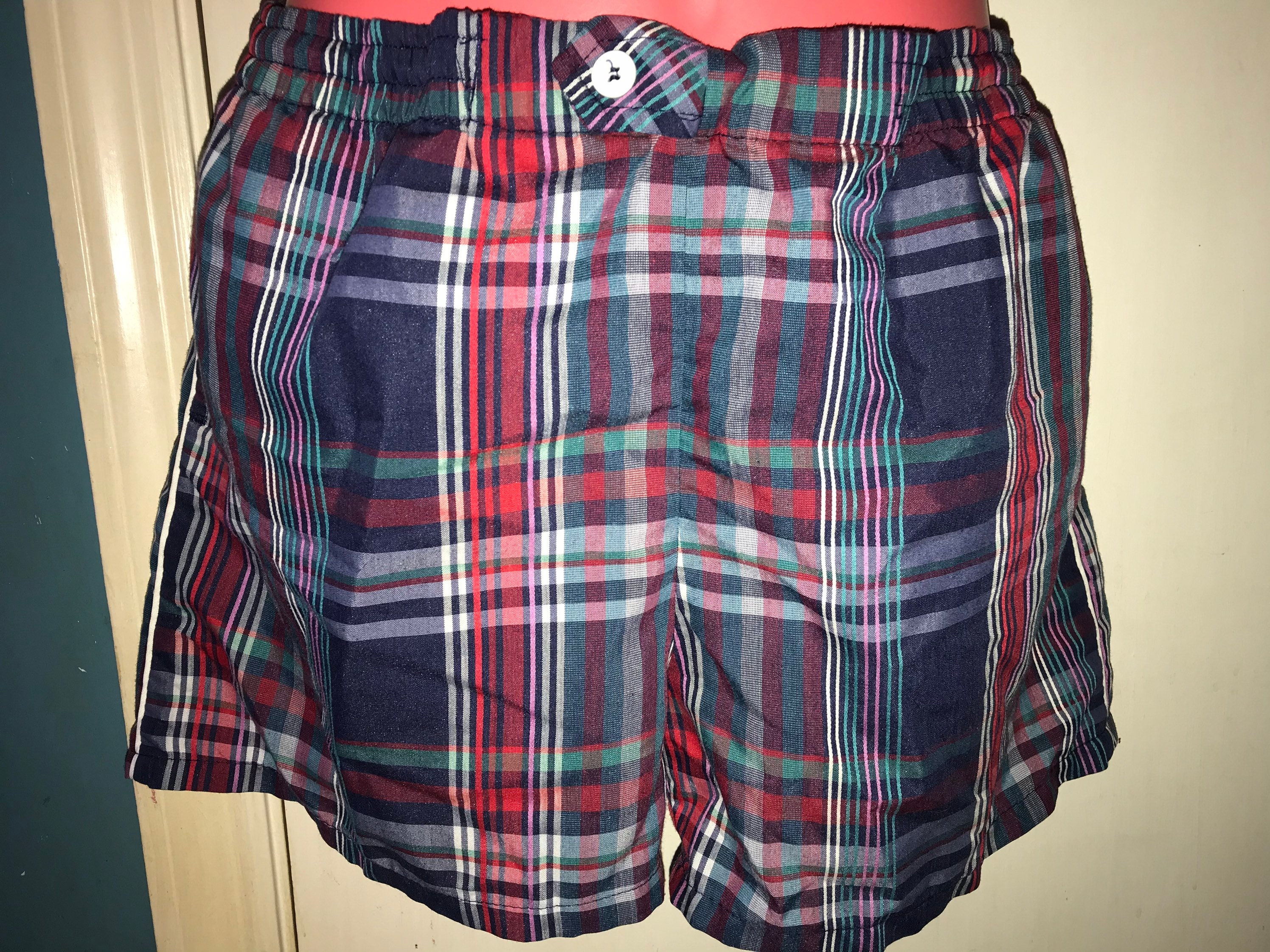 Vintage 1970’s Jantzen Plaid Swim Trunks. Plaid Jantzen Swim Trunks ...