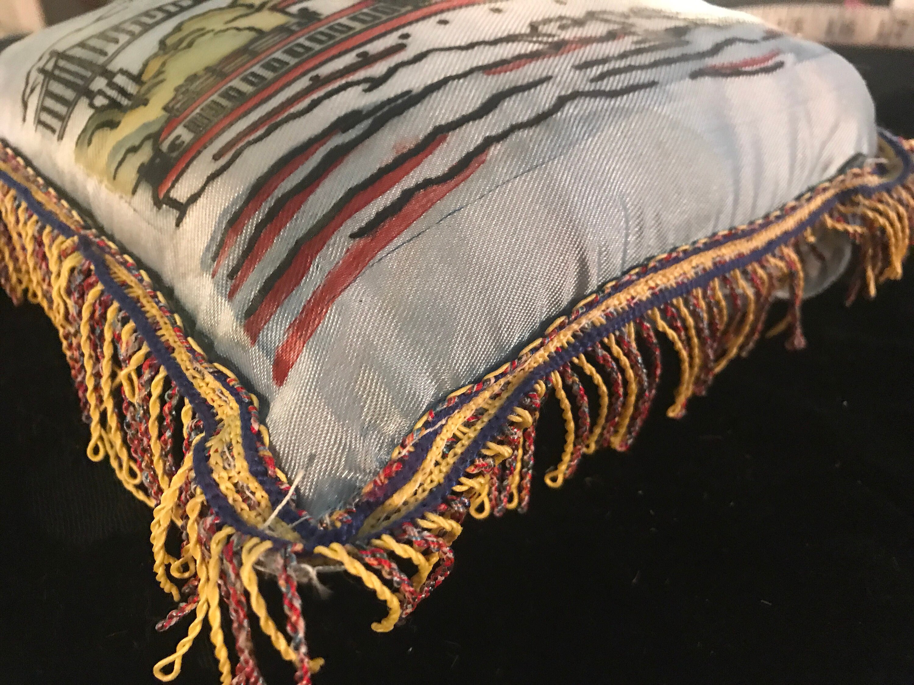 Vintage Canada Pillow. Vintage Thousand Island Canada Souvenir Tiny