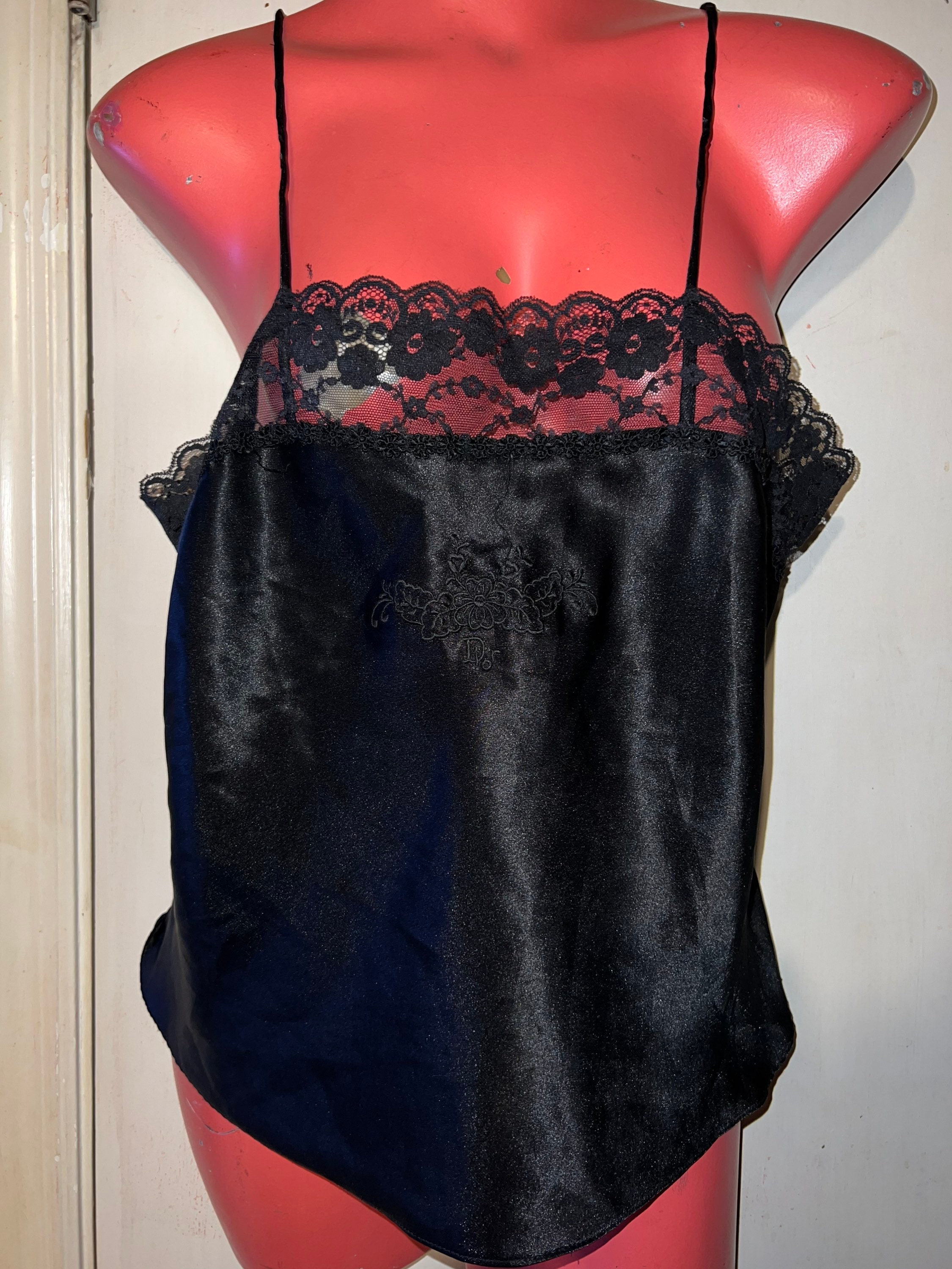 Christian Dior 100% Silk Sheer Camisole- 4 iuu.org.tr