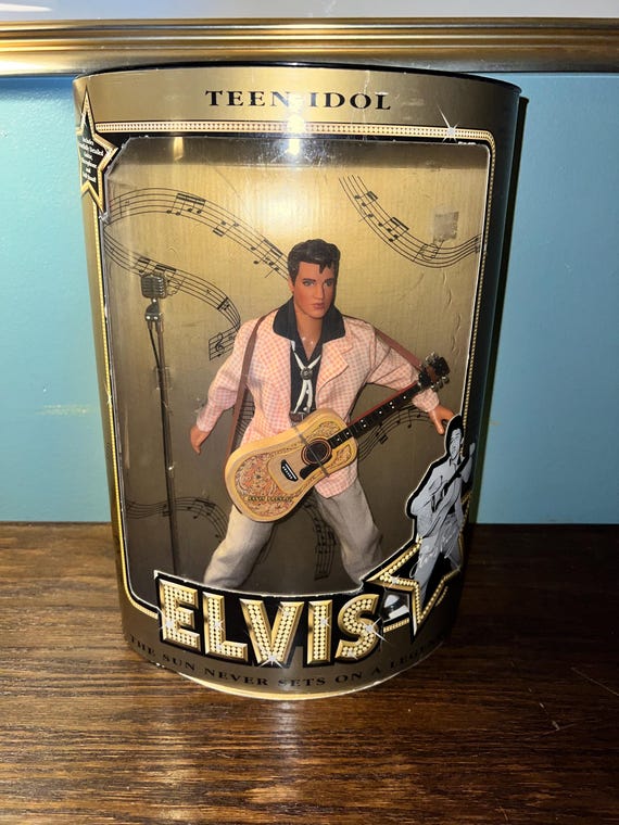 Vintage 1993 Hasbro, Elvis Presley Doll, 12” Fashion “teen Idol