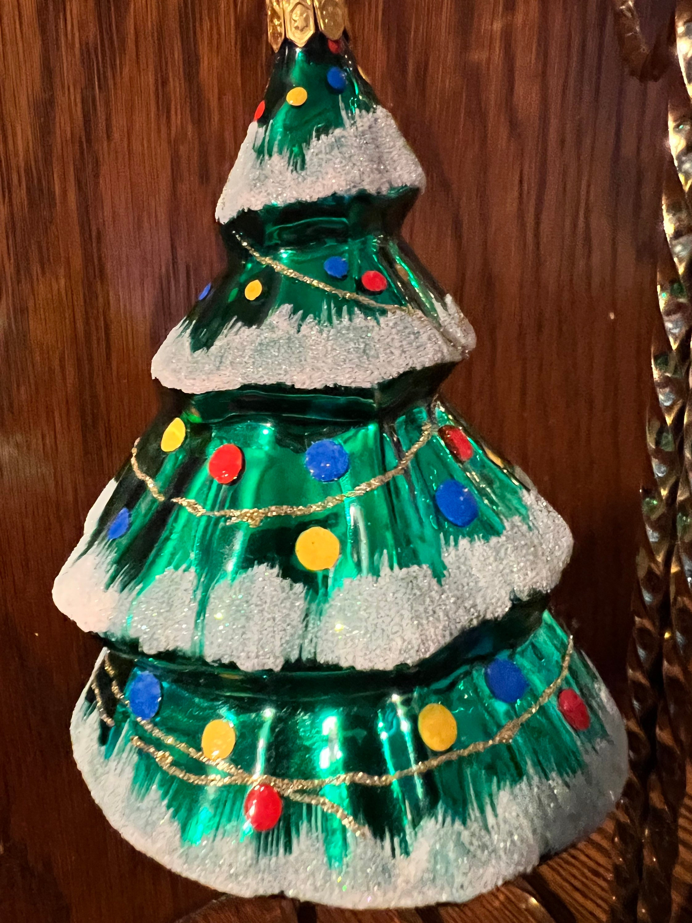 Vintage Kurt Adler Polonaise Glass Ornament. Kurt Adler Polonaise