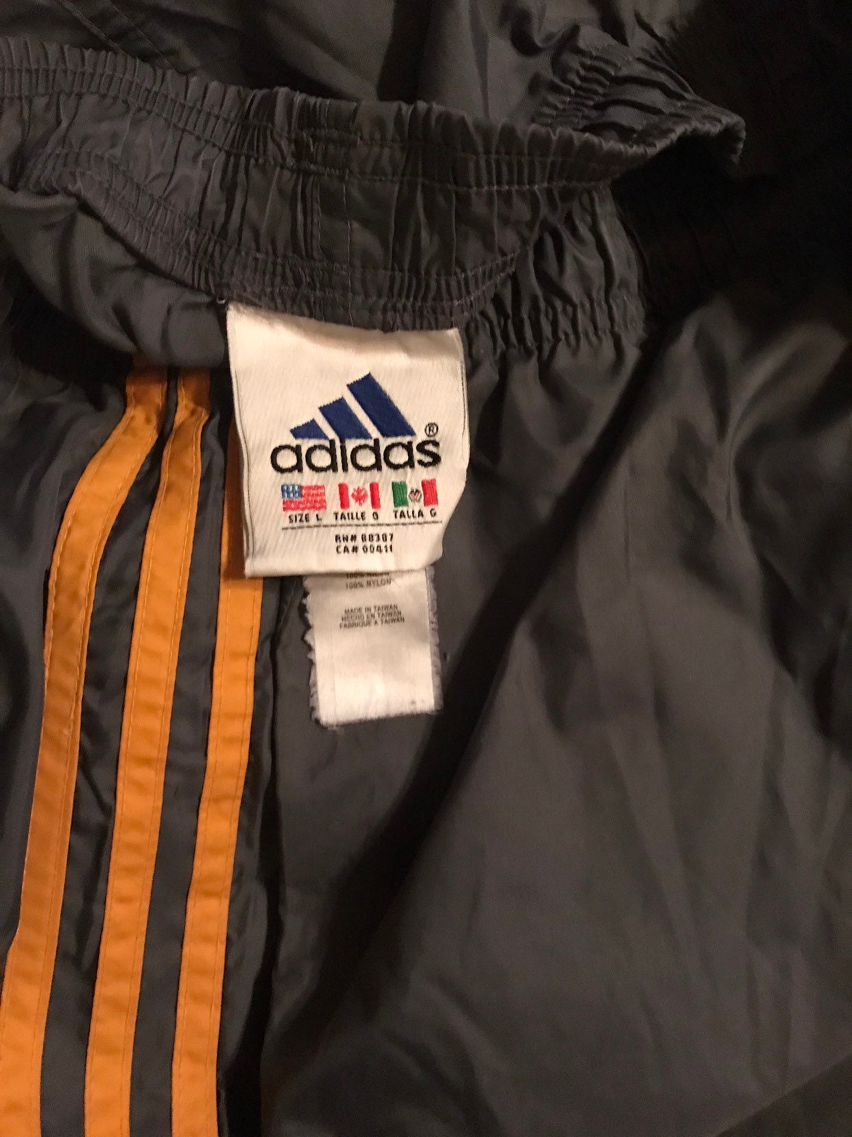 windbreaker track pants